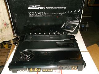 Old School Kenwood Excelon Amp 25th Anniversary Mono Beast Rare Xxv - 03a