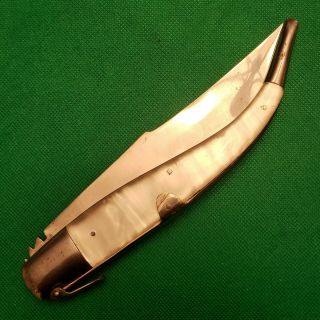 Massive Vintage Ornate Toledo Navaja Clasp Ratchet Lock Pocket Knife Knives 6
