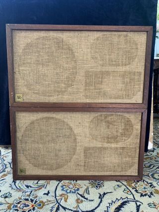 Vintage Acoustic Research Ar - 2ax Speakers - Serial No.  Ax03263/ax03254