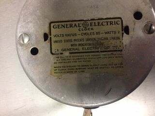Vintage GE General Electric Corded hospital school wall clock 15 inch 6