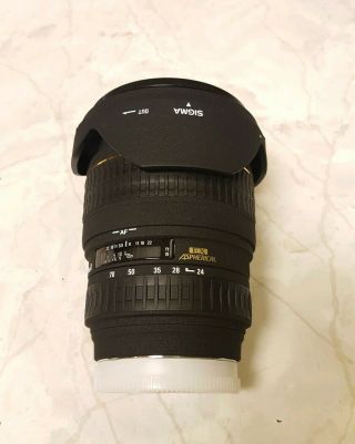 Rare Sigma Af 24 - 70mm F/2.  8 Ex Aspherical Dg 1:2.  8 Lens For Minolta A - Mount