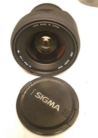 Rare Sigma AF 24 - 70mm f/2.  8 EX ASPHERICAL DG 1:2.  8 Lens For MINOLTA A - MOUNT 4