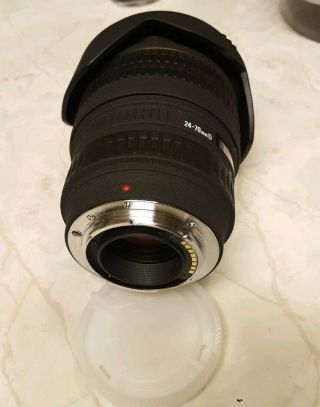 Rare Sigma AF 24 - 70mm f/2.  8 EX ASPHERICAL DG 1:2.  8 Lens For MINOLTA A - MOUNT 5