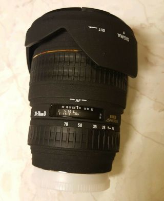 Rare Sigma AF 24 - 70mm f/2.  8 EX ASPHERICAL DG 1:2.  8 Lens For MINOLTA A - MOUNT 6