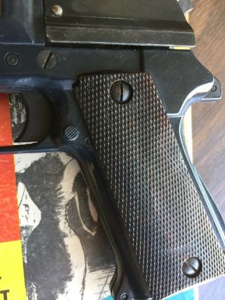 Vintage Crosman Military 45 Auto pistol Fair port NY BB Pellet RARE Great 6