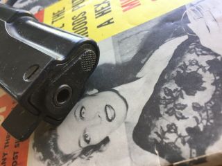 Vintage Crosman Military 45 Auto pistol Fair port NY BB Pellet RARE Great 7