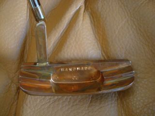 Rare Bobby Grace Handmade/handstamped Putter Copper Overlay Oil Can Finish