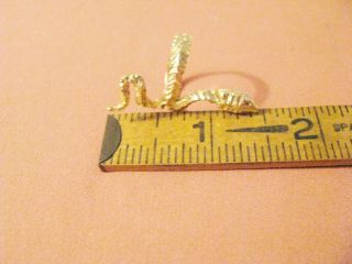 VINTAGE 14K YELLOW GOLD SNAKE RING SIZE 6 WEIGHS 4.  5 GRAMS 7