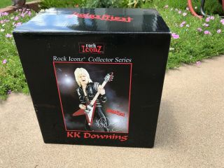 Knucklebonz Rock Iconz K K Downing Judas Priest Figure Limited Low Rare Htf