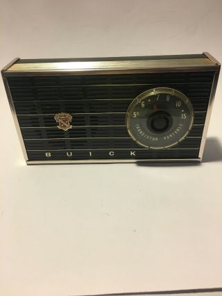 Vintage Antique Buick " Trans - Portable " Transistor Radio 1959 /