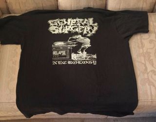 Vintage General Surgery Necrology T Shirt XL Bolt Thrower Death Metal Obituary 4