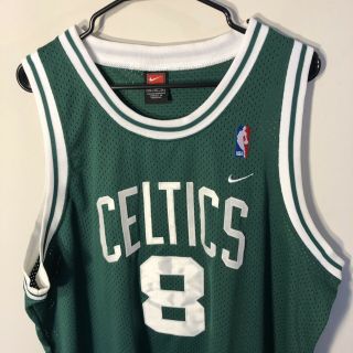 Vintage Nike Antoine Walker Green Boston Celtics Mens Nba Swingman Jersey Sz Xl