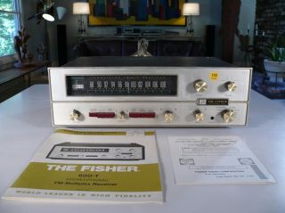 Vintage The Fisher 600 Stereo Receiver,  Tuner Amplifier 600 - T Tube Hybrid