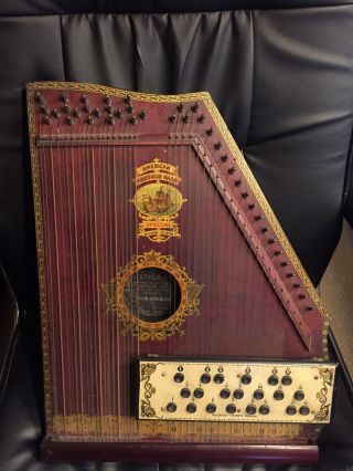 Vintage Antique American Mandolin Style B Harp Instruction Book Too Rare 1800s