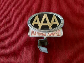 Vintage Aaa Collectible Antique Car Driving Badge Emblem
