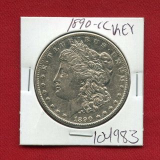 1890 Cc Morgan Silver Dollar 104983 Good Detail Coin Us Rare Key Date