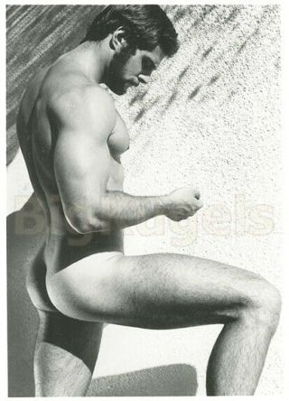 1980s Vintage Colt Male Nude Hairy Bruce Morgan Muscle Butt Stonewall Beefcake