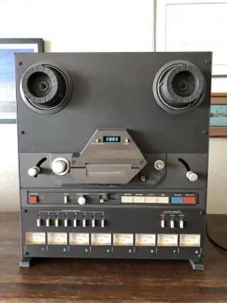 Vintage Tascam 38 Reel To Reel Tape Recorder Player 8 Track Professional