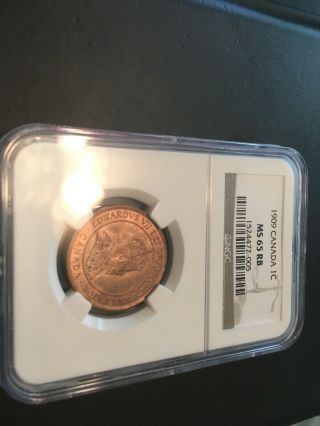 Canada Canadian Ngc 65 1909 Large Cent Rare