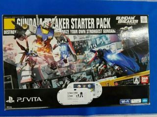 Sony Ps Vita Pchl - 60001 Gundam Breaker Wi - Fi Limited Model Bundle Japan Rare