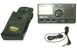 Korg Wt - 12 Vintage Tuner With Case For Analog Synth & Piano Tuning