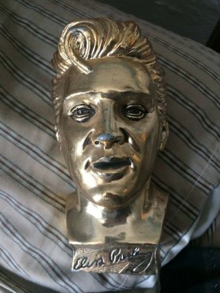 Rare Elvis Presley Gold - Plated Bust By E.  P.  E 1961