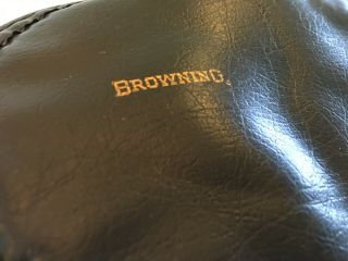 Browning Hi - Power Gun Rug Soft Gun Case Red Felt Interior Leatherette Vintage A 4