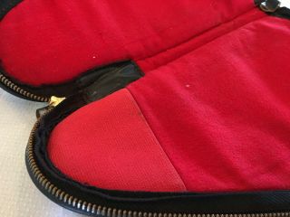 Browning Hi - Power Gun Rug Soft Gun Case Red Felt Interior Leatherette Vintage A 6