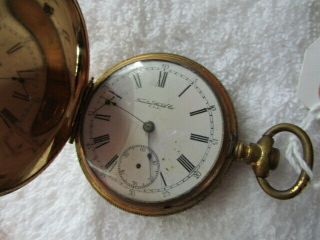 Antique TRENTON WATCH COMPANY Pocket Watch (76) 25 Year Case 3