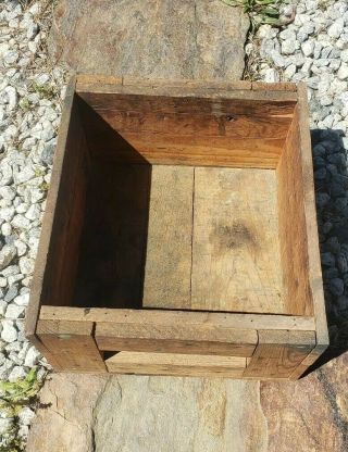 Vintage US Army Hand Grenade Wooden Case Crate Ammo Box 5