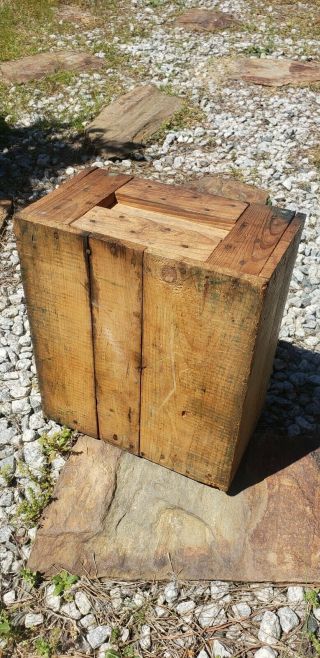 Vintage US Army Hand Grenade Wooden Case Crate Ammo Box 6