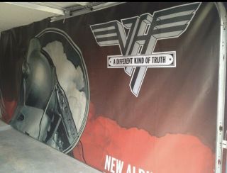Van Halen Highway Billboard Sign Adkot Rare Huge Eddie David Lee Roth