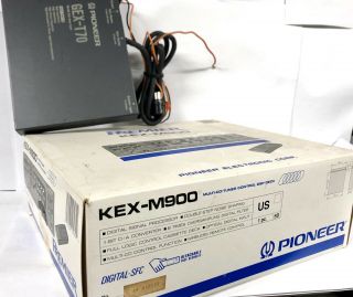 Pioneer Premier Japan Made KEX - M900 & GEX - T70 FM/AM Hide - Away Tuner Vintage 3