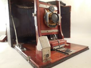 VINTAGE Conley Folding Camera Great shape With Case Plates Jan 10 1908 6