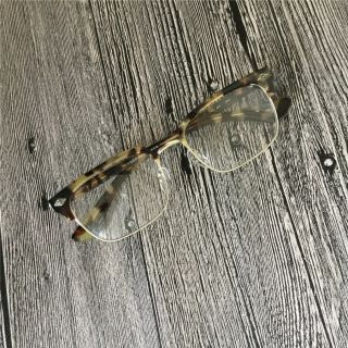 Mens Pre - Owned Chrome Hearts Fashion Vintage Retro Leopard Resin Glasses Frames