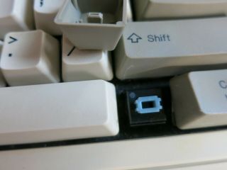 Vintage Multitech Clicky Keyboard Blue Alps Switches Model Kb097 - Pc/at