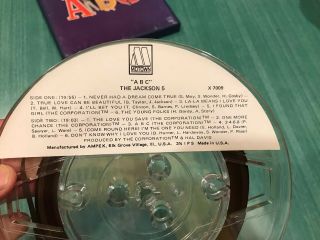 Vintage Jackson 5 ABC reel to reel Tape.  Motown.  Michael Jackson.  Rare Find 3