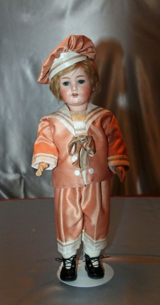 Armand Marseille Am 390 Doll 16 In Compo Body Dressed As Boy Awsome