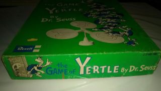 VINTAGE,  ORIG 1960 REVELL - THE GAME OF YERTLE BY DR.  SEUSS - 100 COMPLETE 7