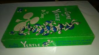 VINTAGE,  ORIG 1960 REVELL - THE GAME OF YERTLE BY DR.  SEUSS - 100 COMPLETE 8