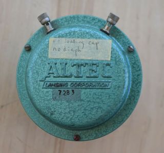 Vintage Altec 802d Hf Compression Driver No Diaphram Or Loading Cap