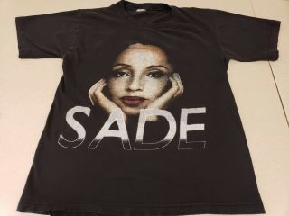 Vintage 2001 Sade Lovers Rock Tour T Shirt Men Size M Brand Cotton Legends