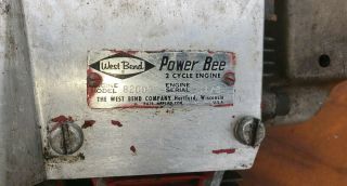 Vintage West Bend Power Bee Engine model 82003 6