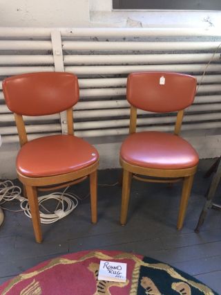 Vintage Thonet Bent Wood Chairs