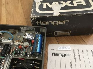 Vintage MXR Flanger 7