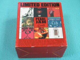 Pearl Jam 9cd Box Singles Limited Edition 1000 Copies Only 1994 Oop Rare