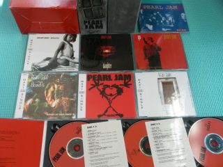 PEARL JAM 9CD BOX Singles Limited Edition 1000 Copies Only 1994 OOP RARE 6