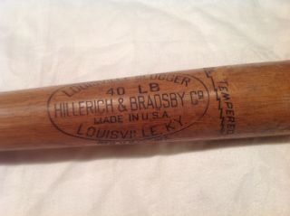 Vintage baseball bat Babe Ruth decal 3
