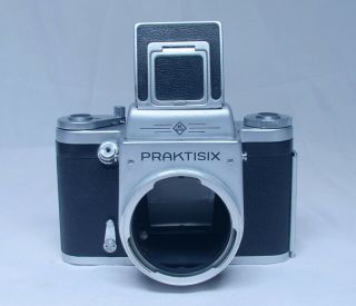 Praktisix Vintage Medium Format Film Camera Body W Viewfinder Germany
