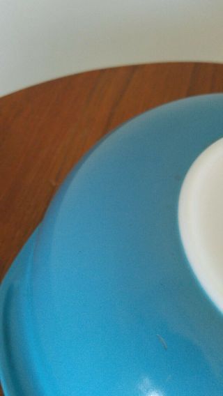 Vintage Pyrex Horizon Blue 024 2 Qt Bowl Dish Casserole HTF 3